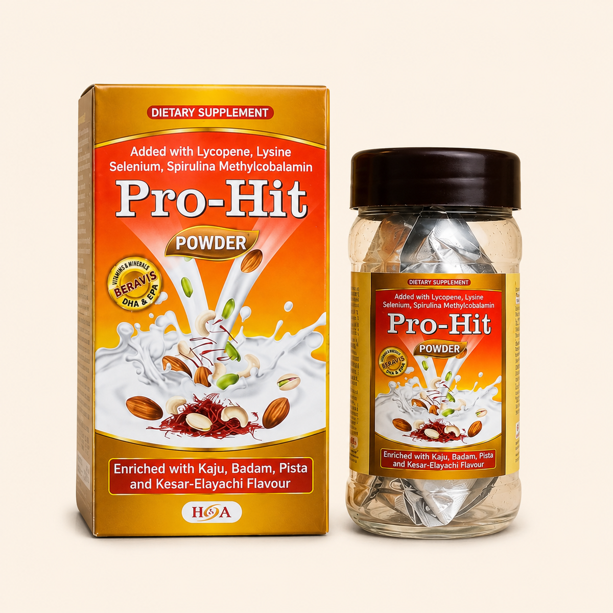 Epa Powder Pro-Hit Nutrition Powder – Energy, DHA + EPA, Multivitamin Health Drink ...