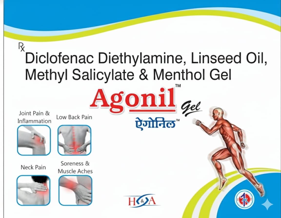 Agonil Pain Relief Gel – Fast-Acting Relief for Joint, Muscle & Nerve Pain (30 g)