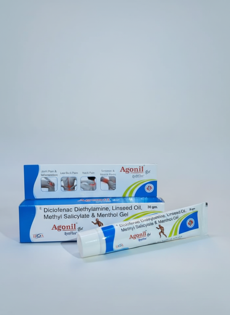 Agonil Pain Relief Gel – Fast-Acting Relief for Joint, Muscle & Nerve Pain (30 g)