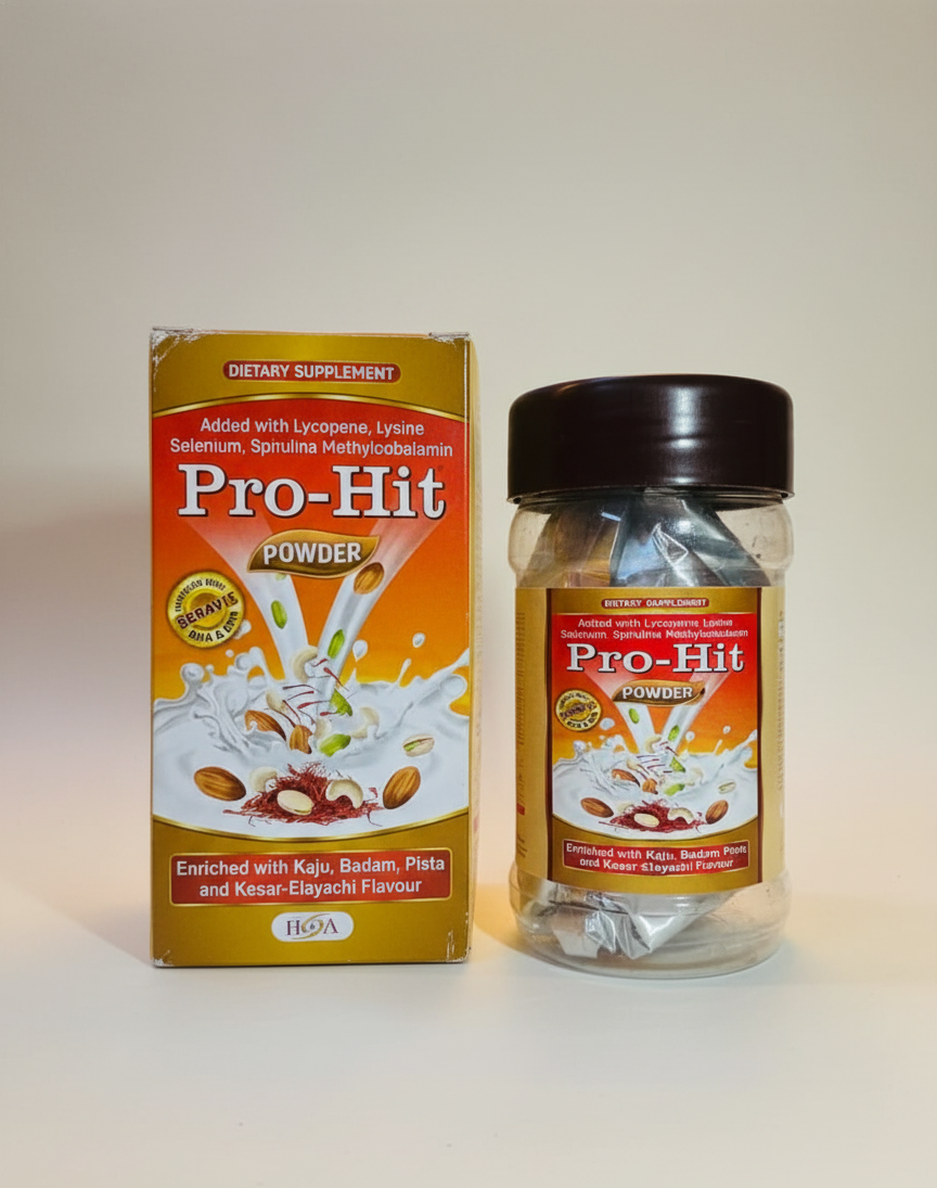 Pro-Hit Nutrition Powder – Daily Health Supplement with DHA, EPA & Ayurvedic Nutrients (200 g)